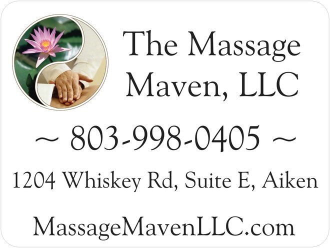 Massage Maven Sign - 803-998-0405